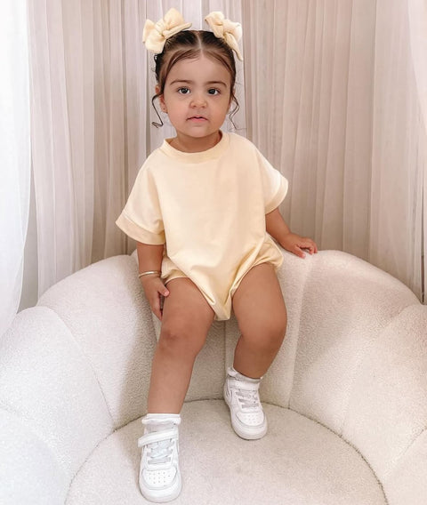 PREORDER -Star Romper Lemon