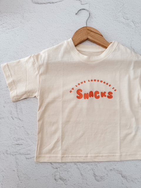 Snacks Tee - Red