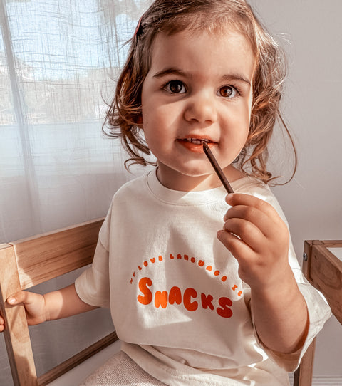 Snacks Tee - Red