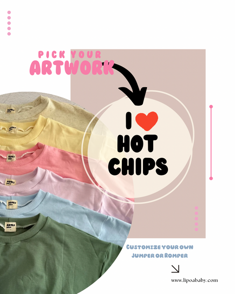 ArtWork ONLY - I HEART HOT CHIPS