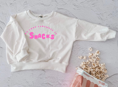 Snacks Jumper Pink