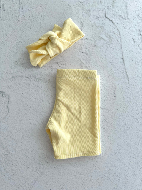 Rib Bike Short Lemon